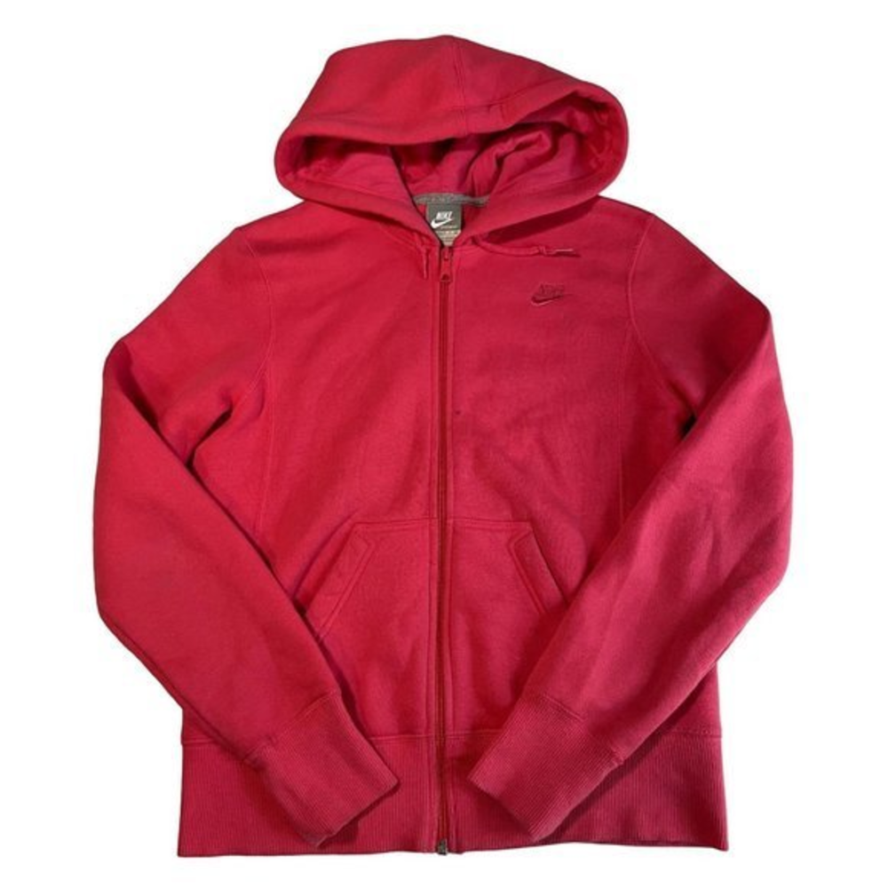 Nike‎ Pink Full Zip Womans Sweater Size Small